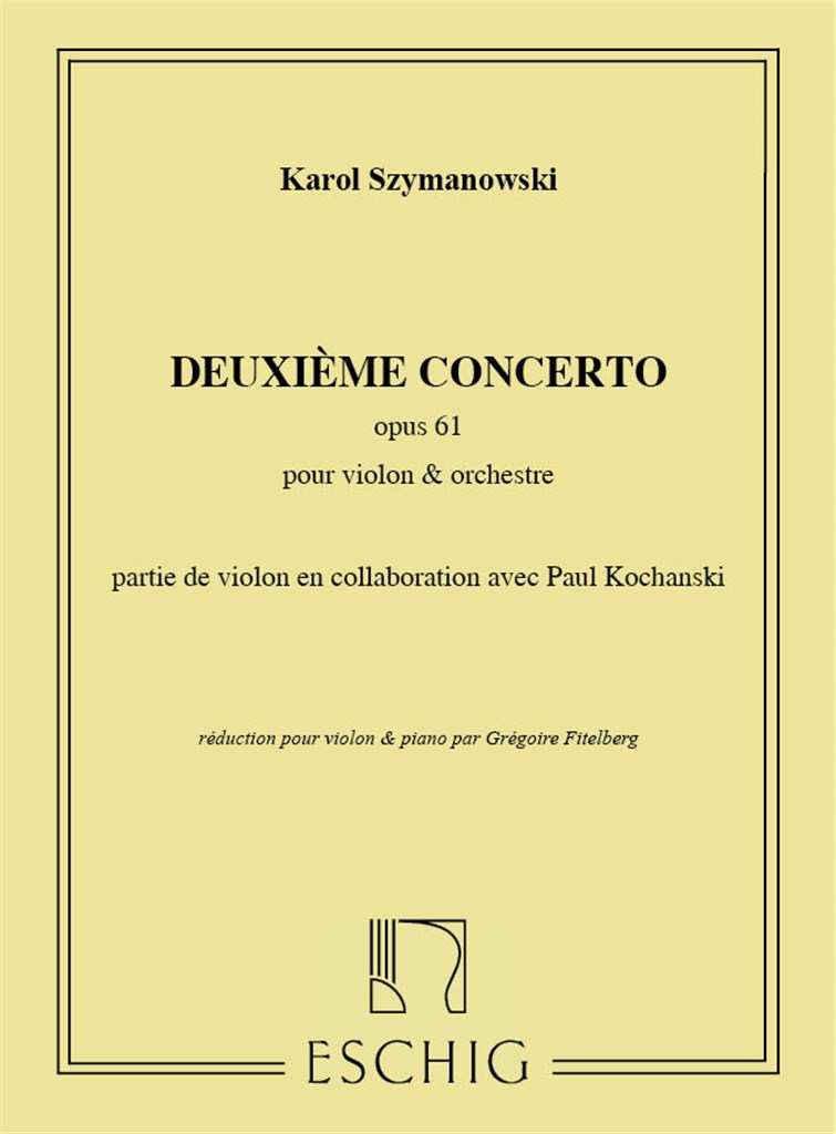 Deuxième Concerto Opus 61